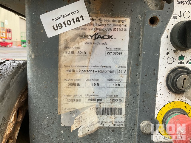 ELEVADOR TIJERA 2017 SKYJACK SJIII3219