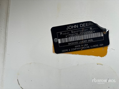 2016 John Deere 310SL Baggerlader