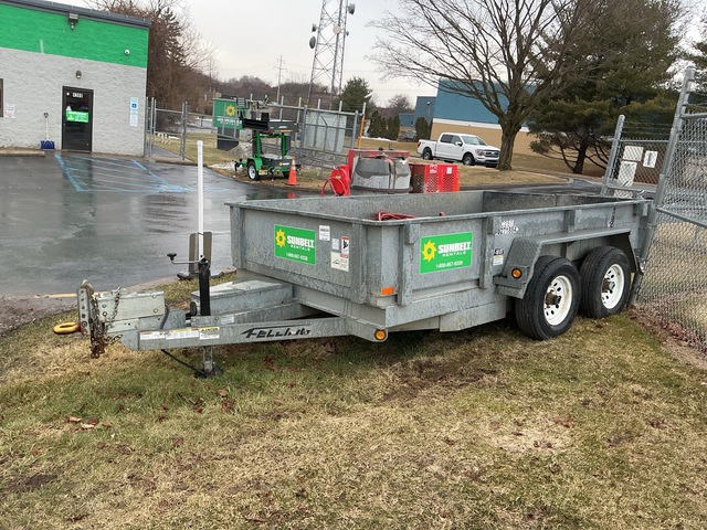 2020 Felling FT-10DTHD-G 12 ft T/A Dump Utility Trailer