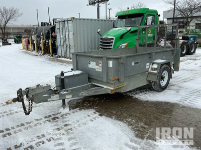 2014 Felling FT-6DTE-G 10 ft S/A Dump Utility Trailer