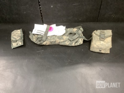 (25) Individual First Aid Kit Pouches, (86) M4 Two Mag Pouches & Assorted Items