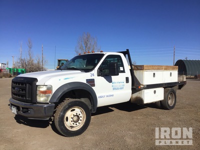 2008 Ford F-550 XL 4x4 Flatbed Truck