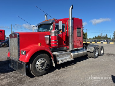 2017 Kenworth W900 6x4 T/A Sleeper Truck Tractor