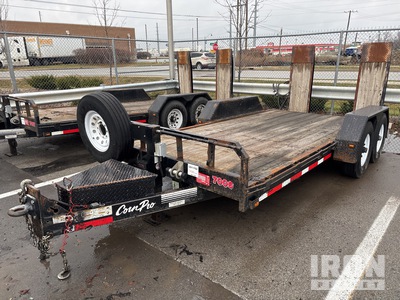 2016 CMI 16 ft T/A Remolque Portamaquinaria