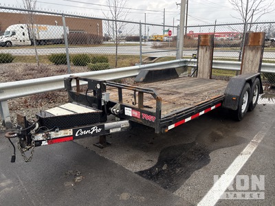 2016 Cornelius UT-16H 16 ft T/A Remolque Portamaquinaria