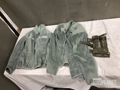 (35) Cold Weather Jackets, (65) M4 Three Mag Pouches & Assorted Items