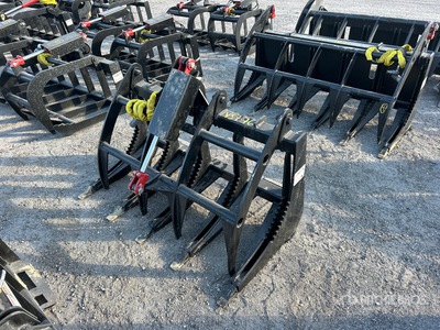 All-Star 48 in Grapple Skid Steer Root Rake (Unused)