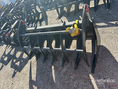 All-Star 72 in Skid Steer Root Rake (Unused)