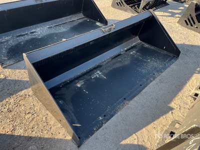 Mid-State 78 In Low Profile Skid Steer Bucket (Unused)