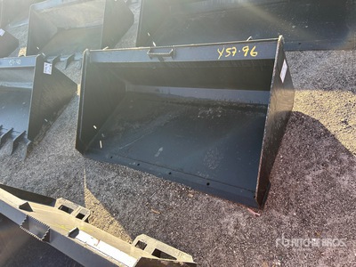 Mid-State 60 in General Purpose Skid Steer Bucket (Unused)