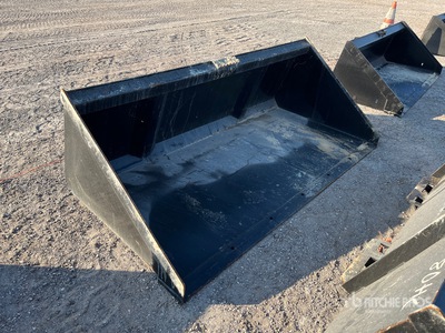 Mid-State 78 In Snow & Litter Skid Steer Bucket (Unused)