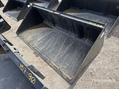Mid-State 80 in High Volume Skid Steer Bucket (Unused)