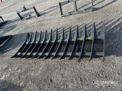 84 In Skid Steer Landscape Rake (Unused)