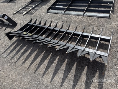 84 In Râteau paysager pour chargeuse à différentiel (Unused)