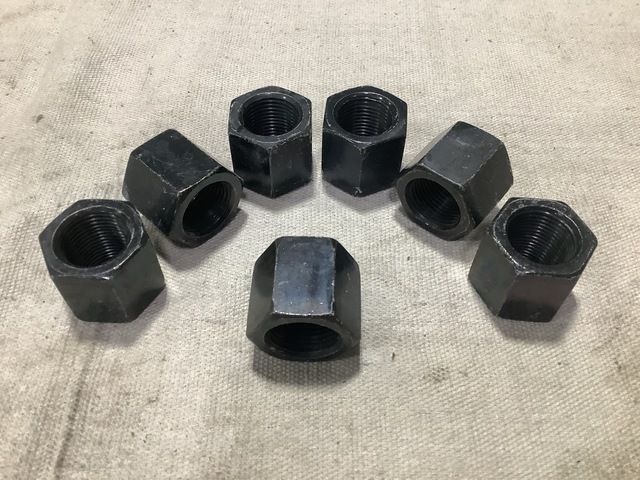 (6) BAE Systems 4308923-6 Hexagon Plain Nuts