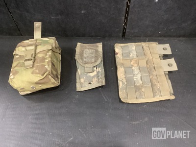 (3) Individual First Aid Kits, (158) M4 Two Mag Pouches & Assorted Items