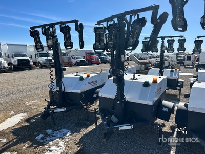 Quantity of (4) 2017 Generac MLT4060MVD Light Tower (Inoperable)