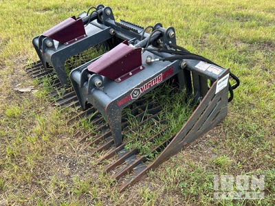 Virnig 80 in Skid Steer Brush Grapple
