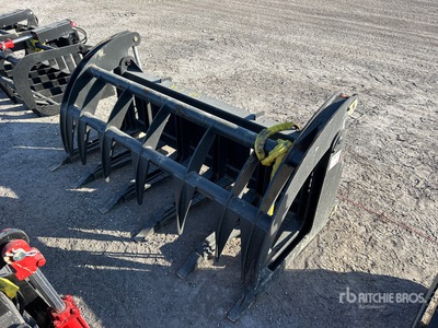 All-Star 68 in E-Series Grapple Skid Steer Root Rake (Unused)