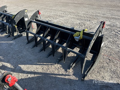 All-Star 78 in E-Series Grapple Skid Steer Root Rake (Unused)