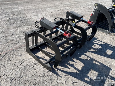 Mid-State 60 In E-Series Root Skid Steer Grapple (Unused)