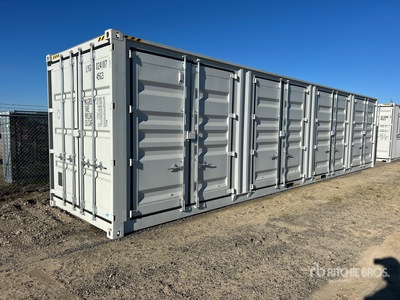 2025 40 ft High Cube Multi-Door Storage Container