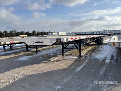 2022 Transcraft FLC1TCM 53 ft T/A Flatbed Trailer