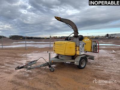 2011 TS Industrie 350ME Broyeur A Branches 1 Essieu Chipper (Inoperable)