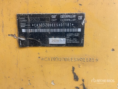 2020 Cat 320 D3 Tracked Excavator