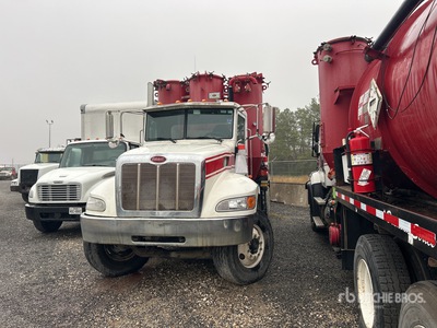 2012 Global Vacuum on 2013 Peterbilt 348 6x4 Vacuum Excavator Truck