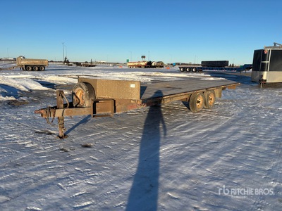 2012 Double A 20 ft T/A Remolque Portamaquinaria