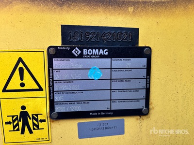 2016 Bomag BW190AD-5 Double Drum Roller