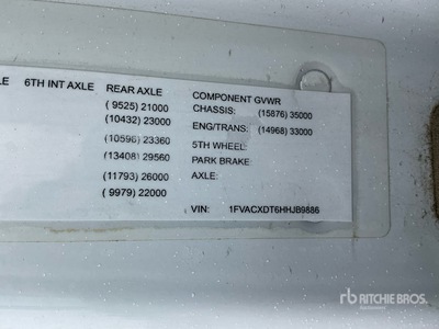 Schwarze A7000 on 2017 Freightliner M2 106 Sweeper Truck