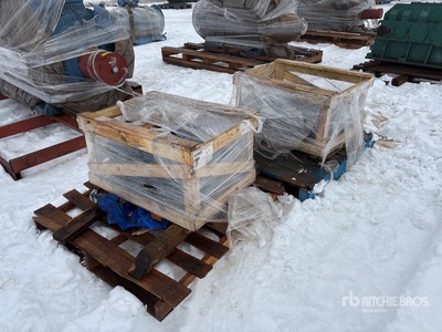 Quantity of (2) 2022 Weg W22 50hp, 37kW, 575V Electric Motor (Unused)