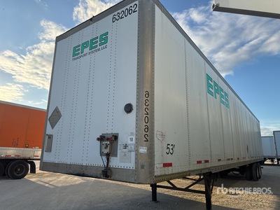 2012 Wabash 53 ft x 102 in T/A Semi-remorque fourgon