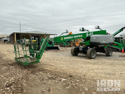 2018 Genie S-65 4WD Diesel رافعة تليسكوبية بذراع تطويل