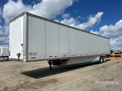2015 Wabash 53 ft x 102 in T/A Van Trailer