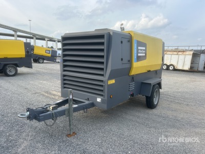 2021 Atlas Copco XAS 950 PD8 FT4 950 cfm Mobile Luftkompressor