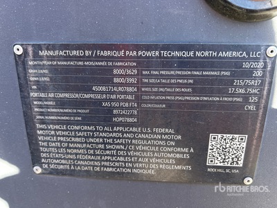 2020 Atlas Copco XAS950 PD T4F PFF 950 m3/min Mobile Luftkompressor