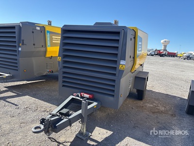 2020 Atlas Copco XAS950 PD T4F PFF Mobile 55 gal Compressore