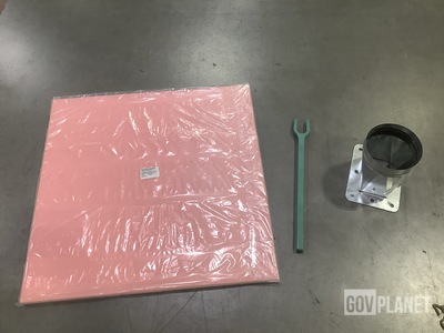 (1) Hand Tool, (3) Rubber Sheets, (1) Vent Fitting & Assorted Items