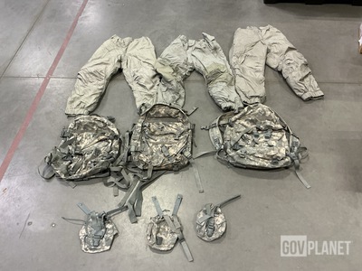 (9) Assault Packs, (30) General Purpose Canteen Pouches & Assorted Items