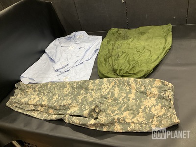 (4) Pairs of Wet Weather Trousers, (10) Clothing Bags & Assorted Items