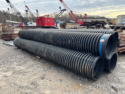 Quantity of (9) Polyethylene Culverts Pipe