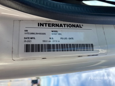 2022 International MV607 Portavheiculos