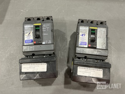 (2) PowerPact HG150 Circuit Breakers