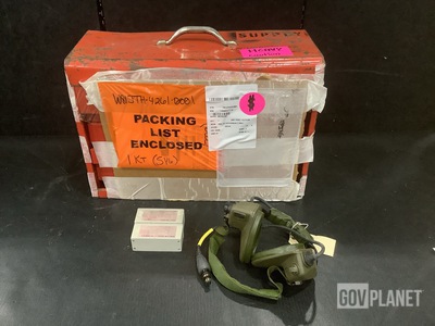 (1) Toolbox, (4) Transformers, (1) Headset & Assorted Items