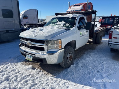 2007 Chevrolet Silverado 3500HD 4x2 Flatbed Tipper Truck (Inoperable)