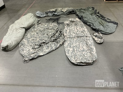 (7) Bivy Covers, (2) ICS Improved Combat Shelters & Assorted Items