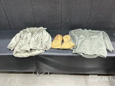 (4) Cold Weather Parka Liners, (13) Cold Weather Parkas & Assorted Items